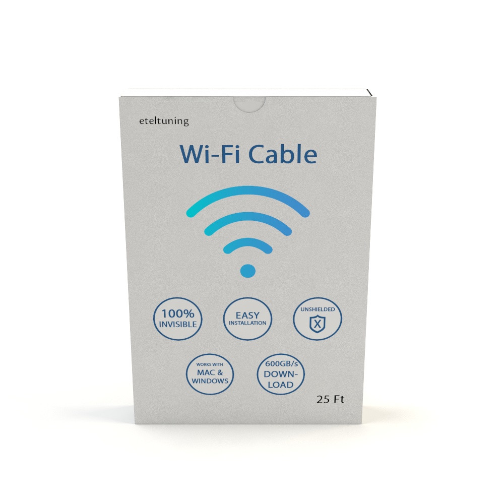 Wi-Fi Cable (Unshielded, High Speed, 25ft)